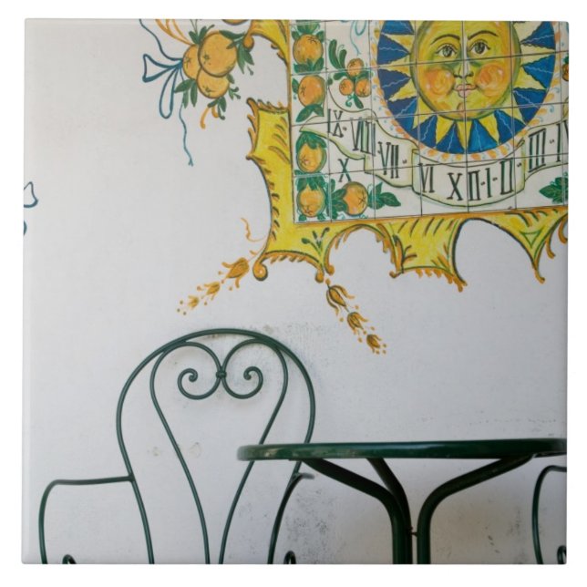 Carreau ITALIE, Sicile, TAORMINE : Bam, Bar Cafe Détails (Devant)