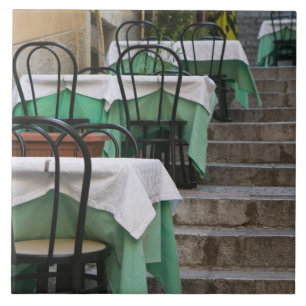 Carreau ITALIE, Sicile, TAORMINE : Corso Umberto 1, Café