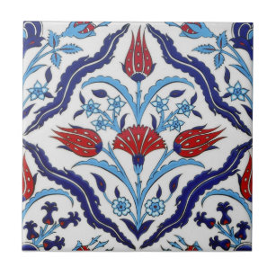 Carreaux Mosaïque Iznik 20x20 Cm Céramique Brillante - Lot Pour Cuisine Ou Salle De Bain - Makbule