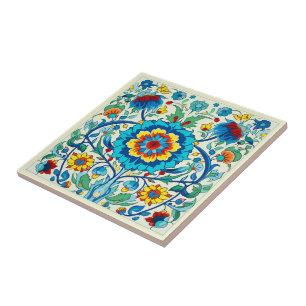 Carreau Iznik pastel Serene Garden