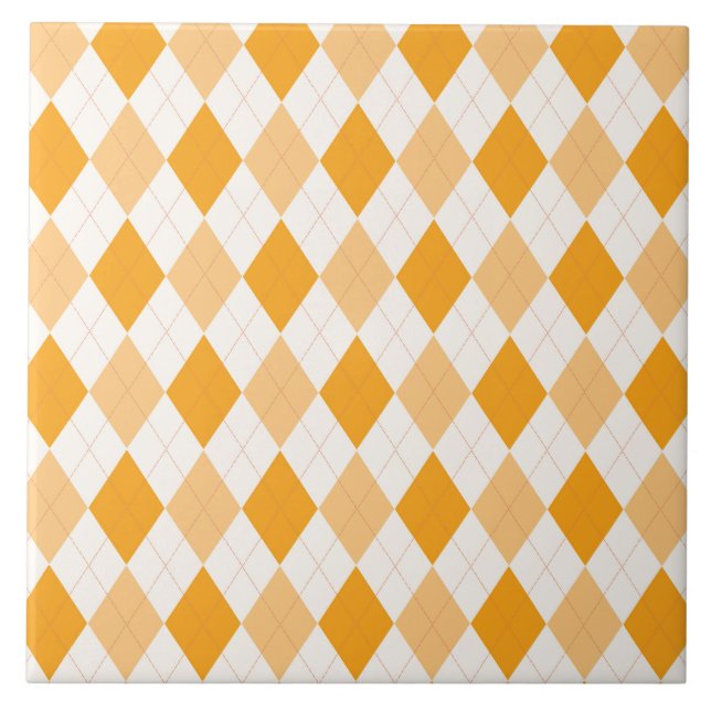 Carreau Jacquard orange (Devant)