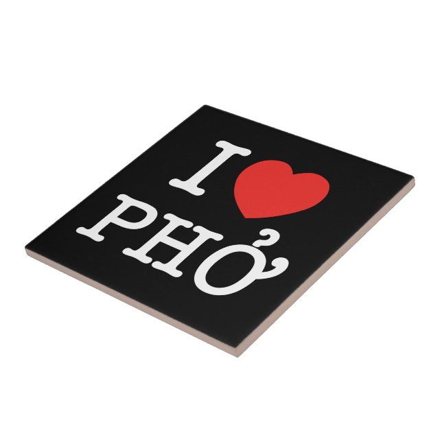 Carreau J'adore (J'aime) Pho (Côté)