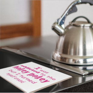 Carreau J'ai été accro à la citation de la typographie de 