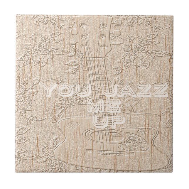 Carreau J'aime le bois brun Hakuna Matata (Devant)