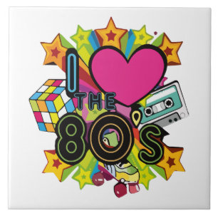 Carreau j'aime les années 80