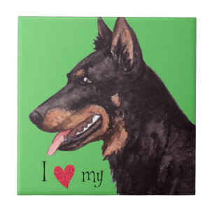 Carreau J'aime mon Beauceron
