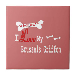 Carreau J'Aime Mon Griffon Bruxelles