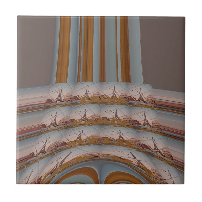 Carreau J'aime Paris (Devant)