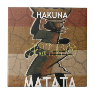 Carreau Jambo Habari Hakuna Matata.