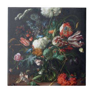 Carreau Jan Davidsz de Heem Vase de Fleurs