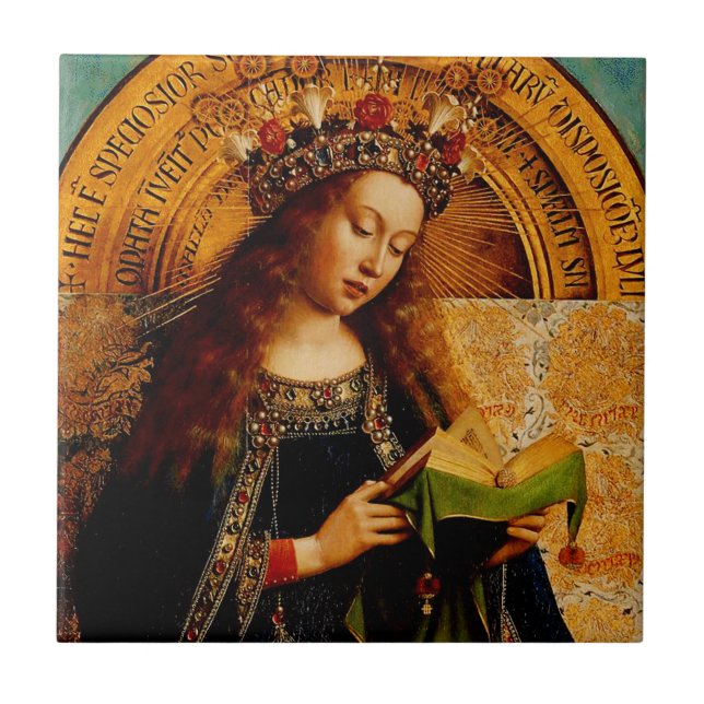 Carreau Jan van Eyck - Collection de beaux-arts de la Vier (Devant)