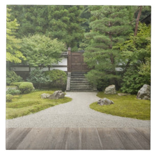 Carreau Japon, Kyoto, jardin du temple de Sennyuji