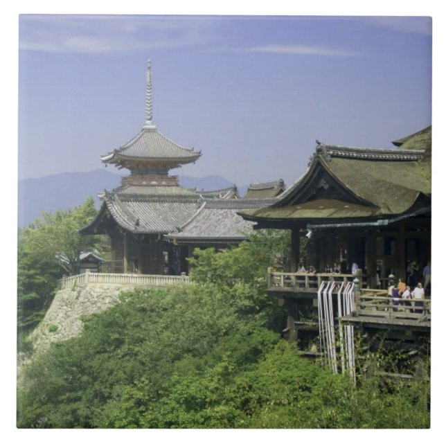 Carreau Japon, Kyoto, la vue depuis le temple de Kiyomizu (Devant)