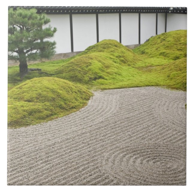 Carreau Japon, Kyoto, Temple Tofukuji, Jardin paysager (Devant)