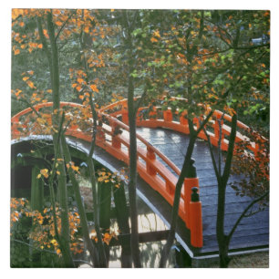 Carreau Japon, Nara Pref, Nara. Le Pont Royal brille