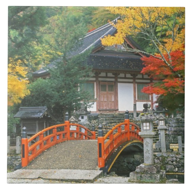 Carreau Japon, Nara, temple Ryuzenji (Devant)