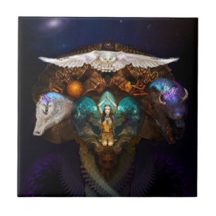 Carreau J'appelle les animaux d'esprit