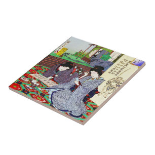 Carreau Jardin classique japonais oriental frais de dame