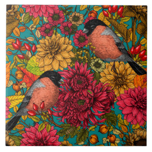 Carreau Jardin d'automne 3