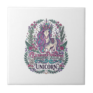 Carreau Jardin de licorne Sorcière de licorne Vêtements co