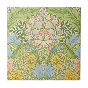 Carreau Jardin de Myrte Floral Classique de Willam Morris