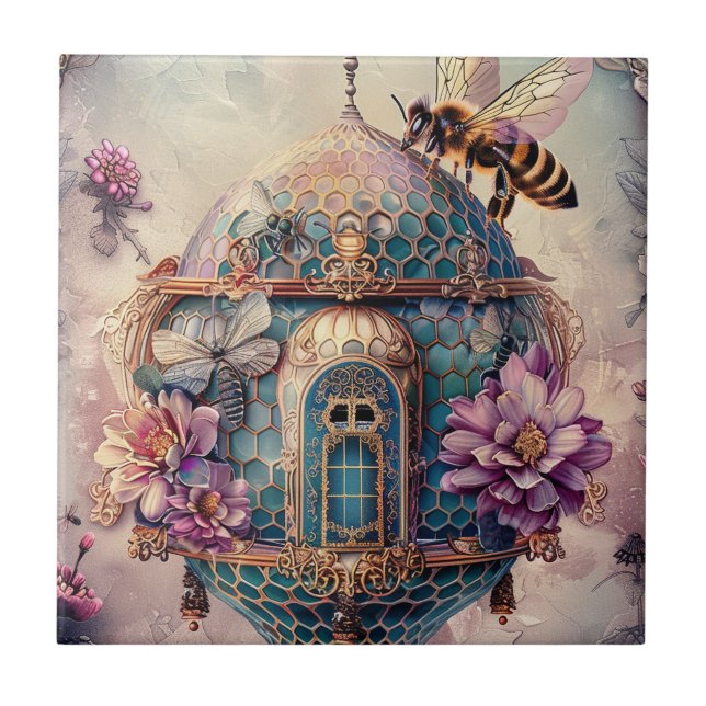 Carreau Jardin de Rêves aux Abeilles Enchantées (2) (Devant)