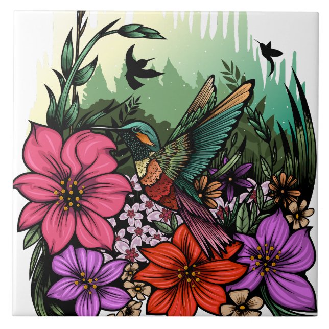 Carreau Jardin des colibris (Devant)