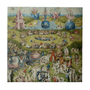 Carreau Jardin des plaisirs terrestres, 1490-1500