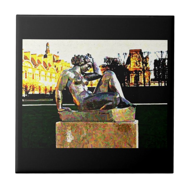 Carreau Jardin D'Tuilleries Peinture (Devant)