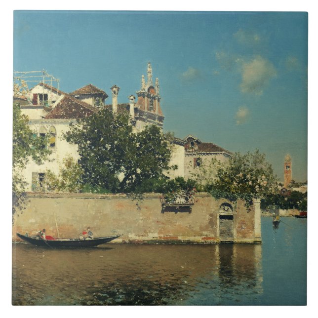Carreau Jardin du Palais Vendramin à Venise (Devant)
