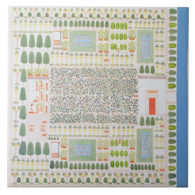 Carreau Jardin d'un haut honorable égyptien, de (Devant)