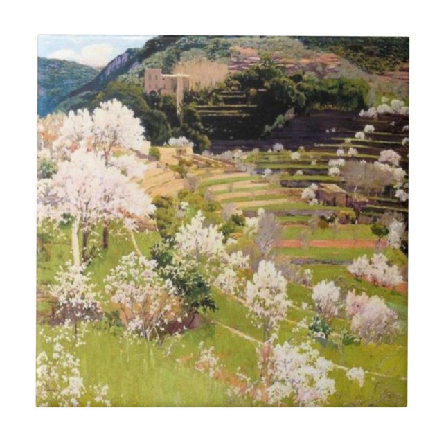 Carreau Jardin en terrasse à Majorque (par Santiago Rusiño (Devant)