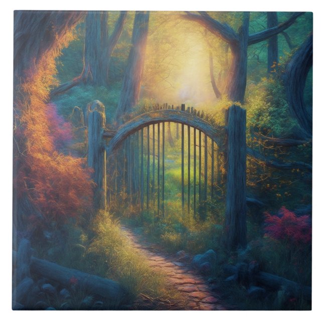 Carreau Jardin forestier enchanté | (Devant)