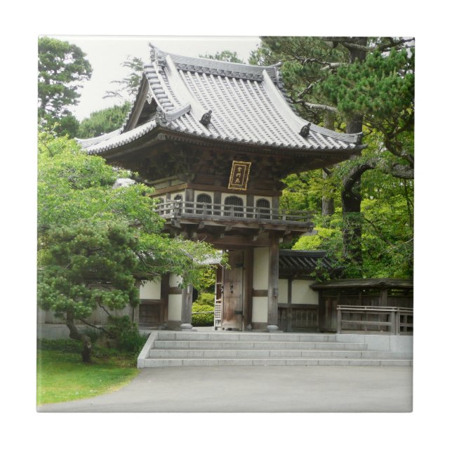 Carreau Jardin japonais de thé à San Francisco (Devant)