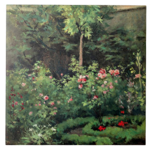 Carreau Jardin Rose, art de Camille Pissarro,