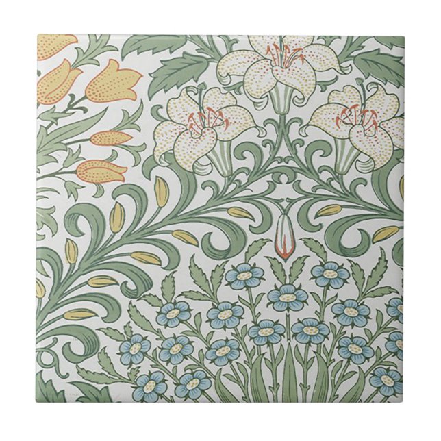 Carreau Jardin vintage William Morris  (Devant)