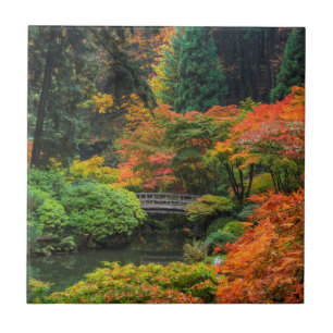 Carreau Jardins japonais en automne à Portland, Oregon 5