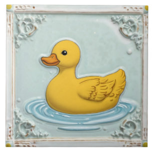 Carreau Jaune Canard en caoutchouc Cute Duckie Ducky Toy S