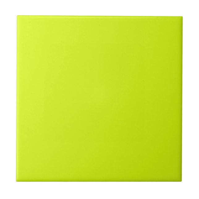 Carreau Jaune Chartreuse uni (Devant)