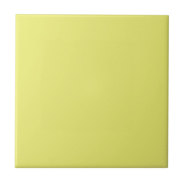 Carreau Jaune Citron Clair Uni (Devant)