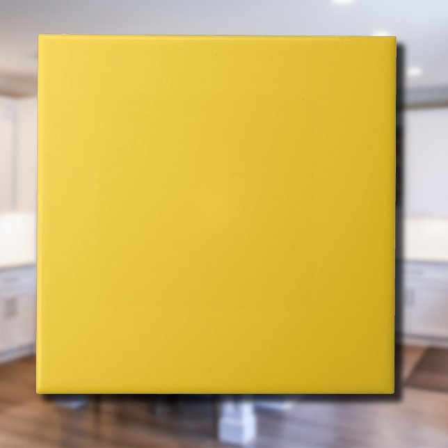 Carreau Jaune de Toscane Uni | Classique Élégant (Créateur téléchargé)