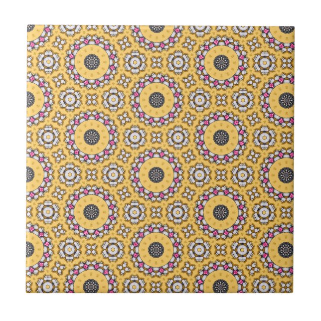 Carreau Jaune et rose (Devant)