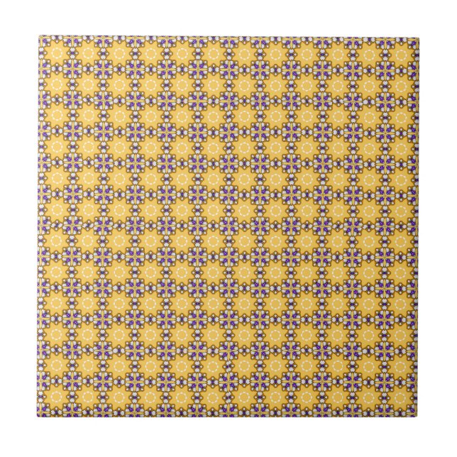 Carreau Jaune et violet (Devant)