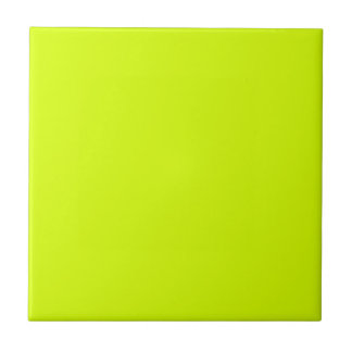 Carreau Jaune néon, haute visibilité Chartreuse