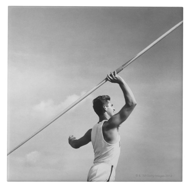 Carreau Javelot de lancement d'homme (Devant)