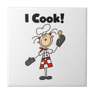 Carreau Je cuisine - Chef féminin