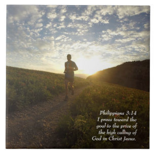 Carreau Je presse vers l'écriture sainte de 3h14 de