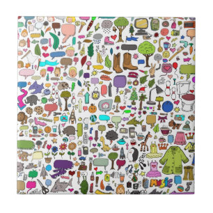 Carreau Je remarque avec mon petit oeil