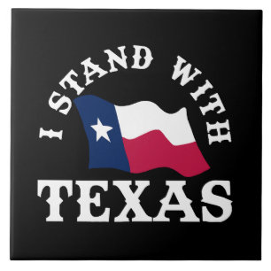 Carreau Je suis avec le Texas