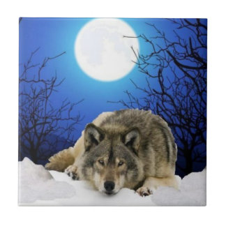 Carreau Je suis bleu pour vous tuile